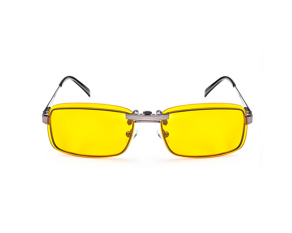 Elite blue light blocking clip-on glasses
