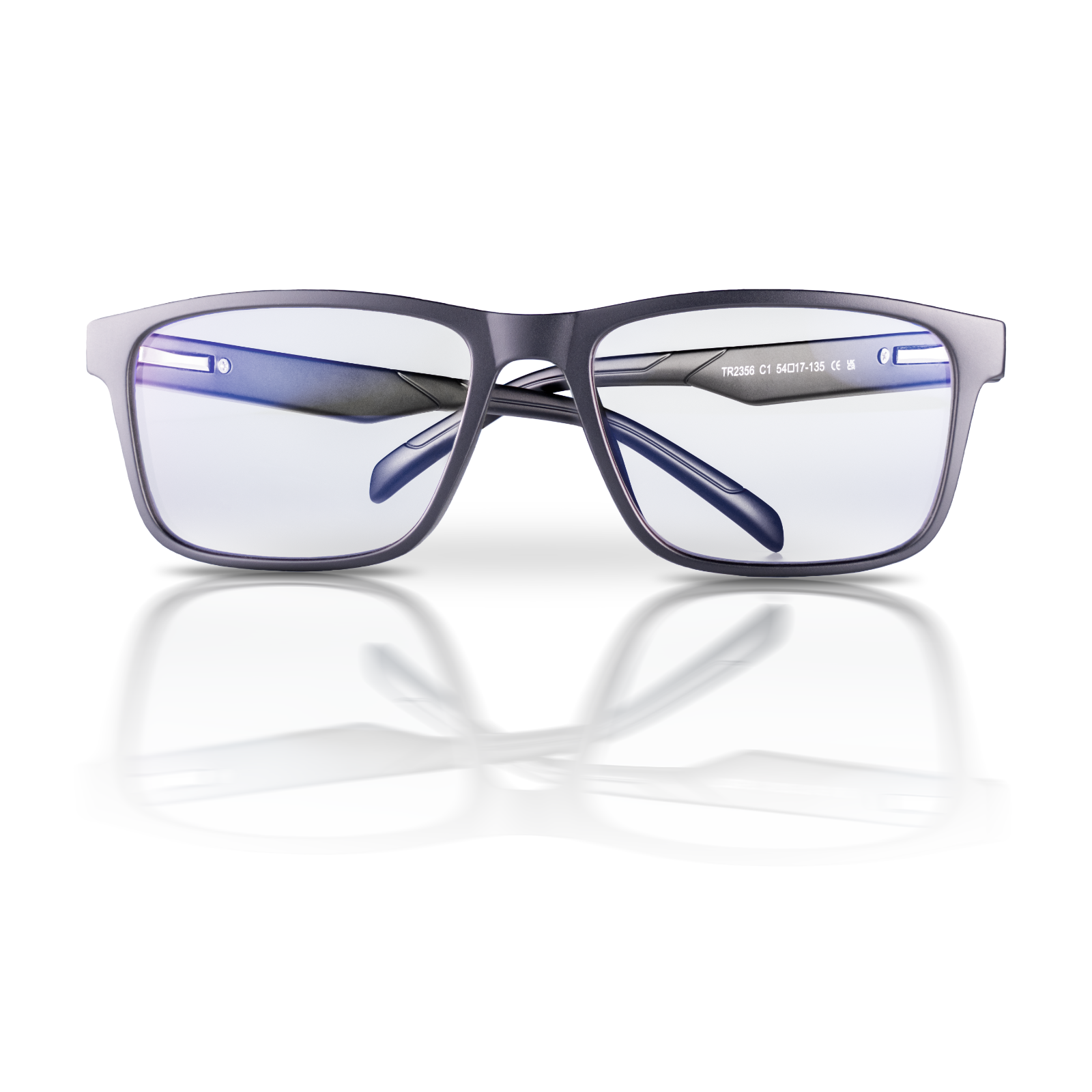 Gunmetal rectangular frame