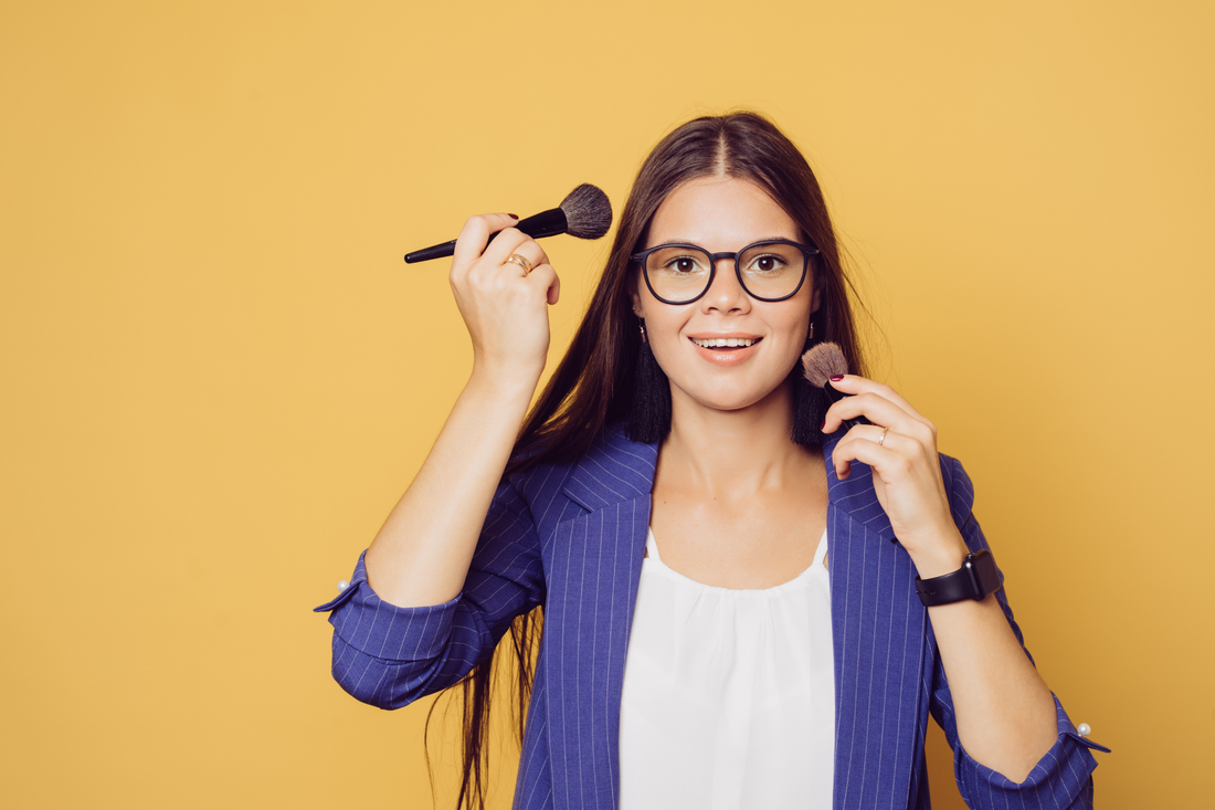 Makeup tips if you wear glasses