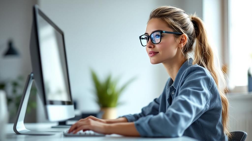 Anti Computer Glare Glasses for Digital Eye Strain