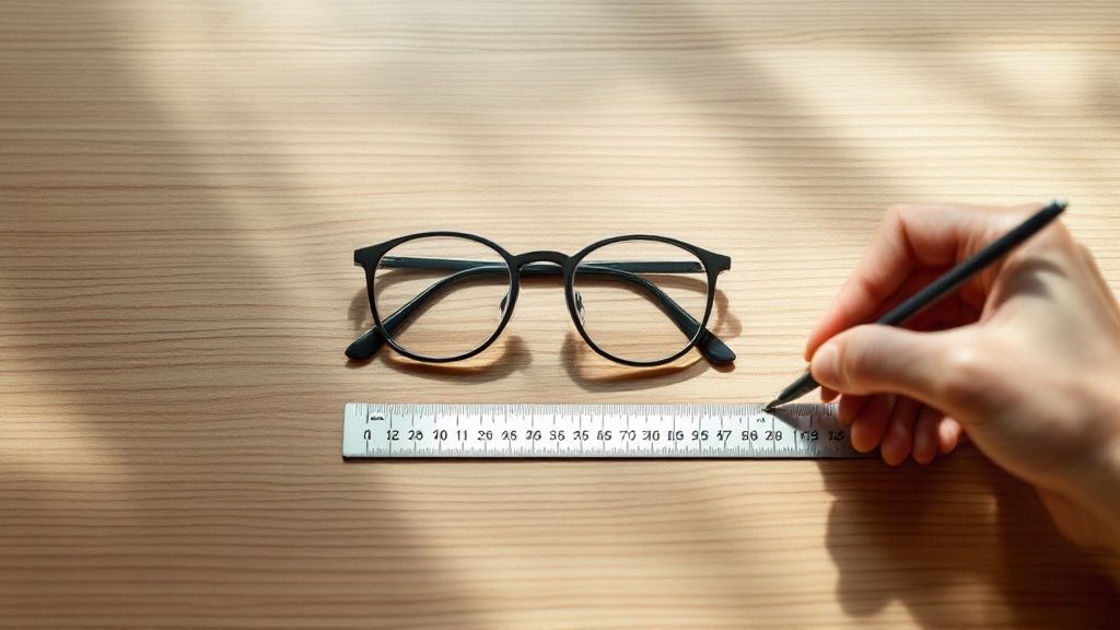 How to Measure Eyeglass Frames for a Perfect Fit