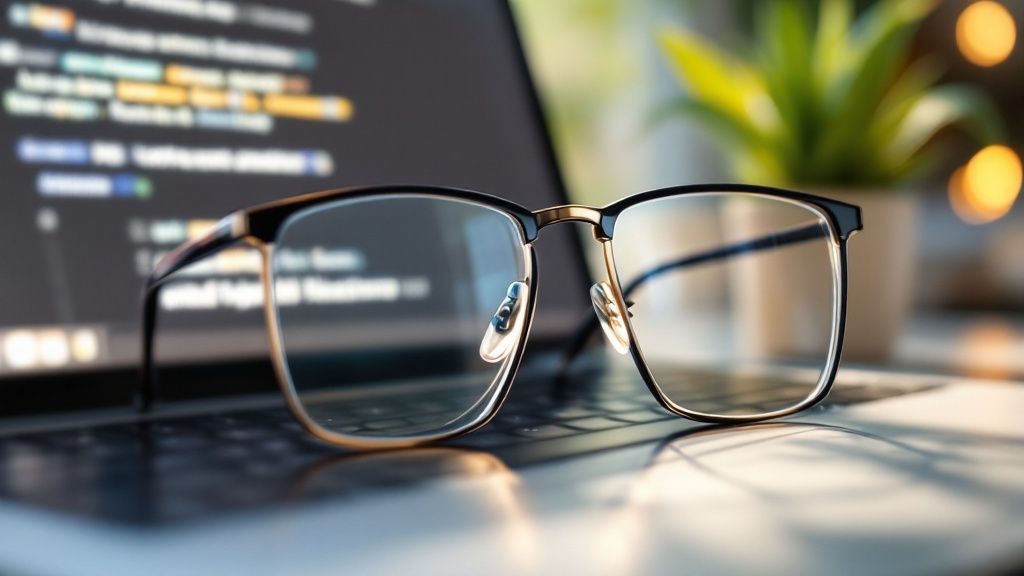 Computer Anti Glare Glasses for Total Eye Comfort – Spektrum Glasses
