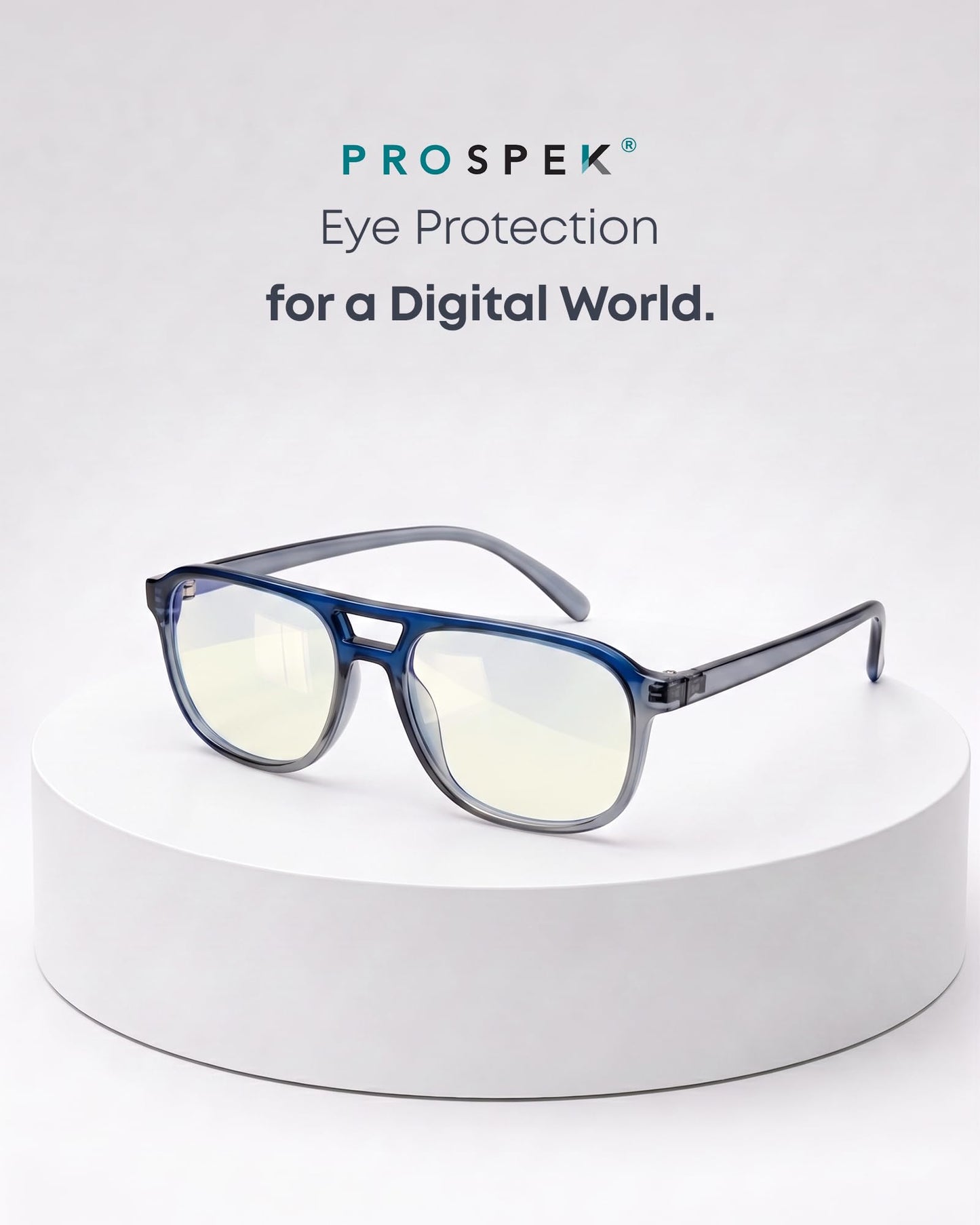 VIENTO — Blue Light Glasses (Blue) — product detail image 5
