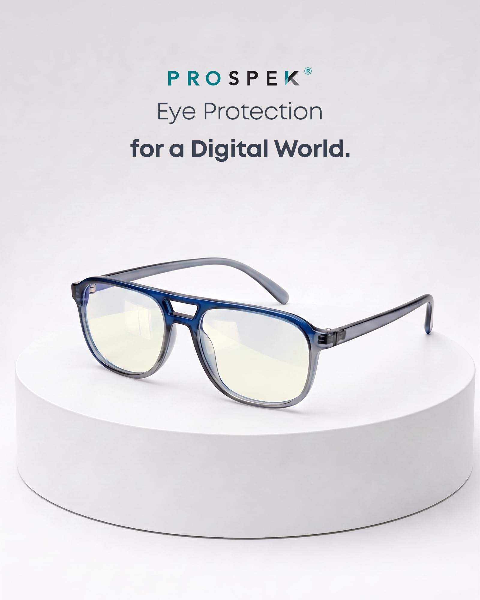 VIENTO — Blue Light Glasses (Blue) — product detail image 5