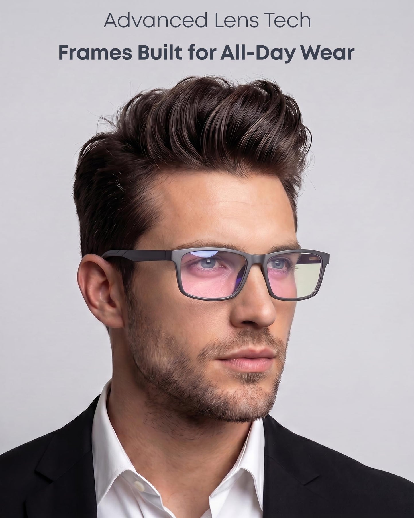 ZENOX — Blue Light Glasses (Obsidian) — product detail image 2