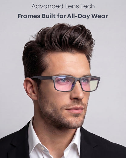 ZENOX — Blue Light Glasses (Obsidian) — product detail image 2
