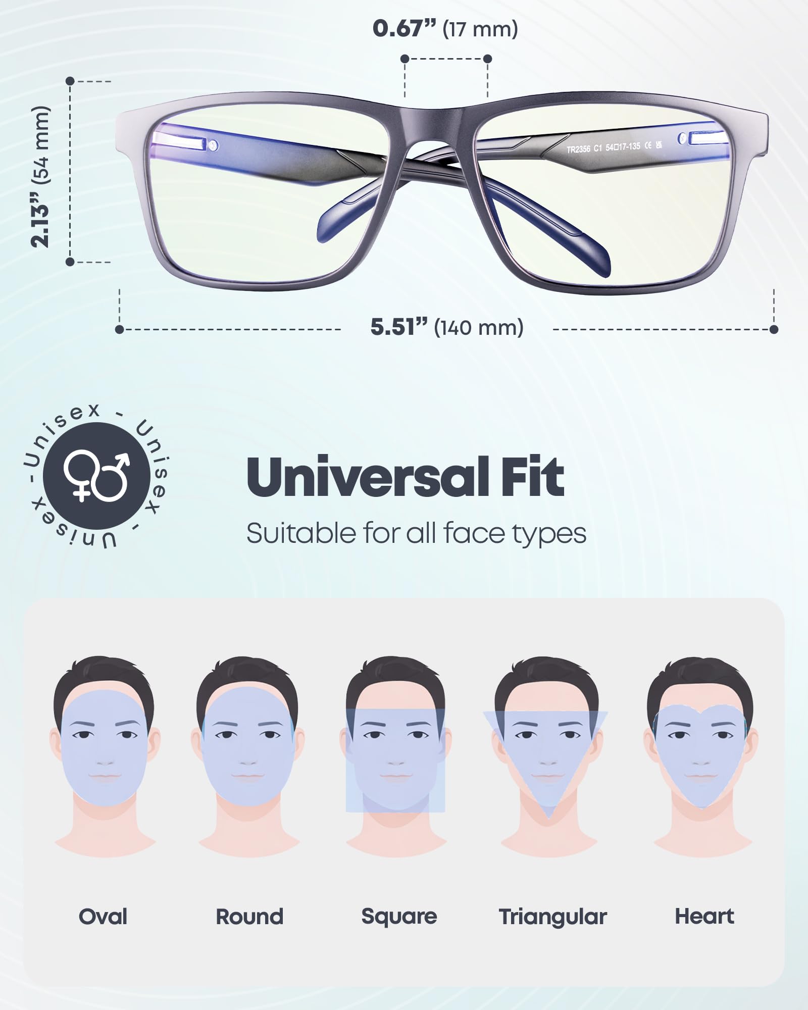 ZENOX — Blue Light Glasses (Obsidian) — product detail image 3