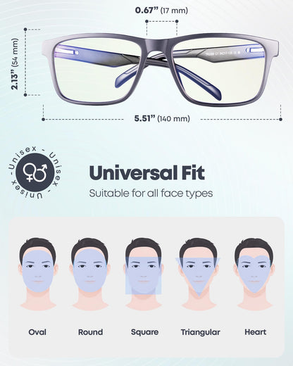 ZENOX — Blue Light Glasses (Obsidian) — product detail image 3