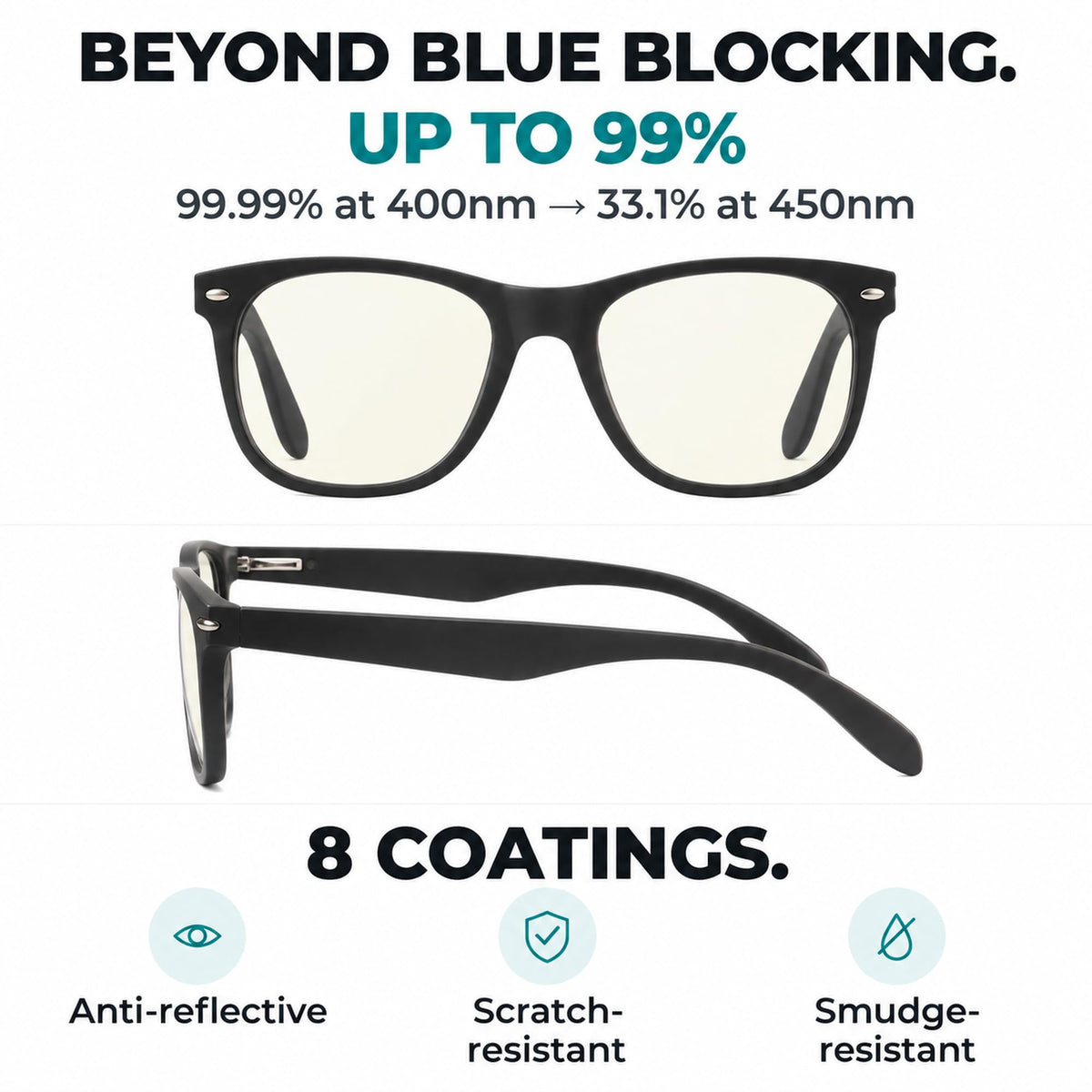 Nova — Light Tint, Reading Strength Built In — product gallery image 2