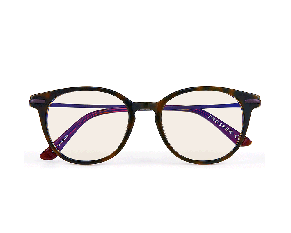 Amber blue light blocking top glasses