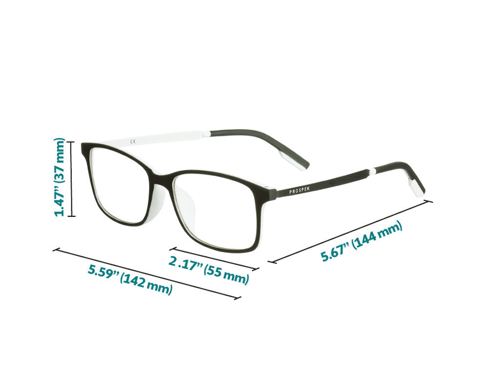 Arctic prospek-50 anti blue light glasses dimensions
