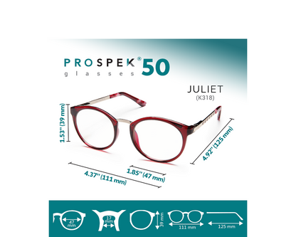 Kids – Juliet prospek blue light glasses dimensions