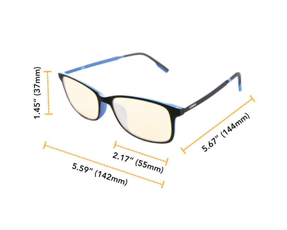 Sol Lumin Night Driving Glasses Dimensions