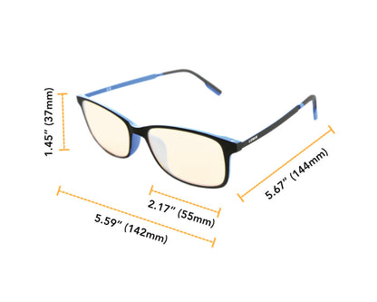 Sol Lumin Night Driving Glasses Dimensions