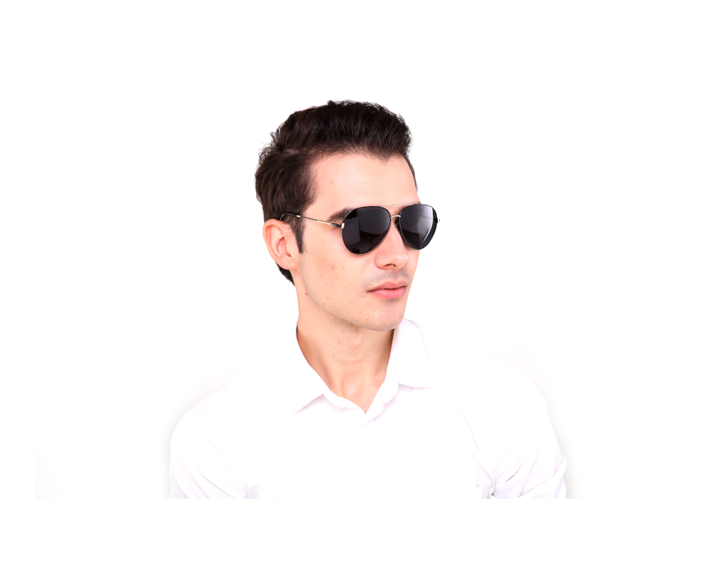 Aviator polarized sunglasses for men
