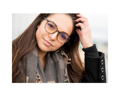 Artist anti blue light prescription glasses for women