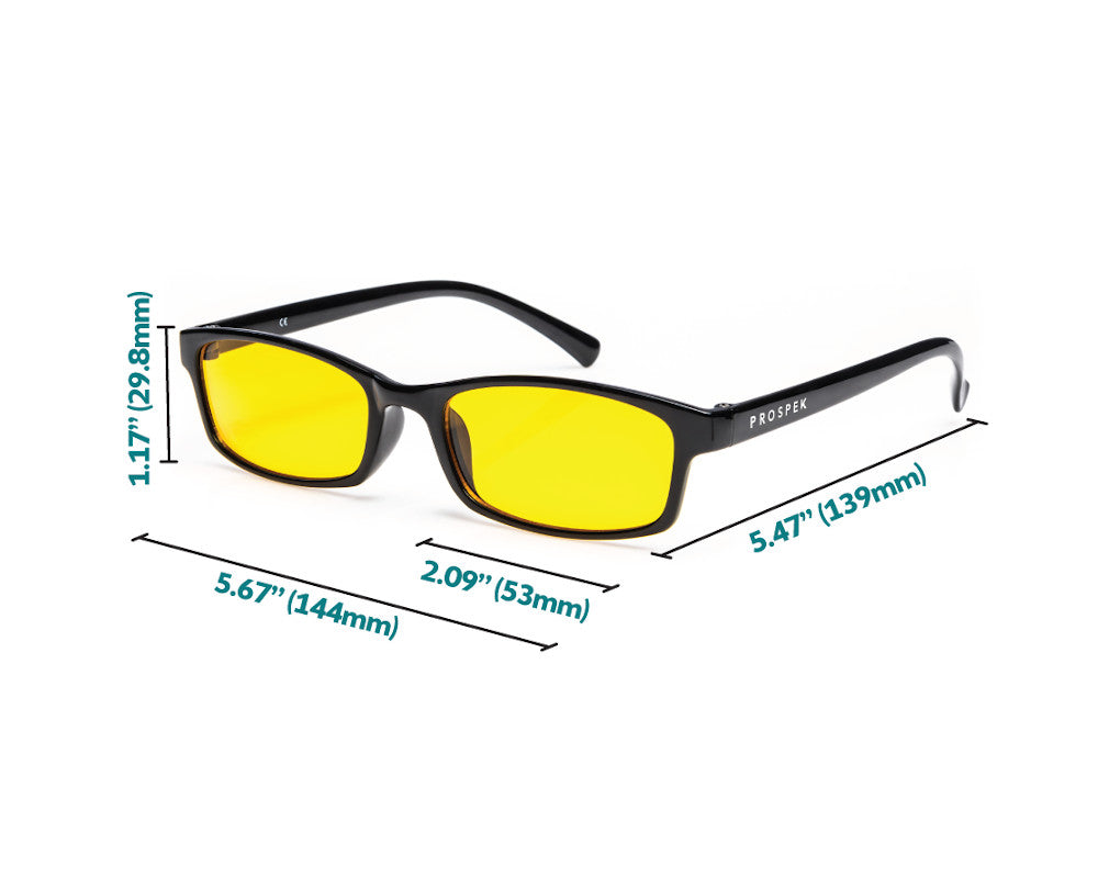 Elite prospek-99 blue light blocking glasses dimensions