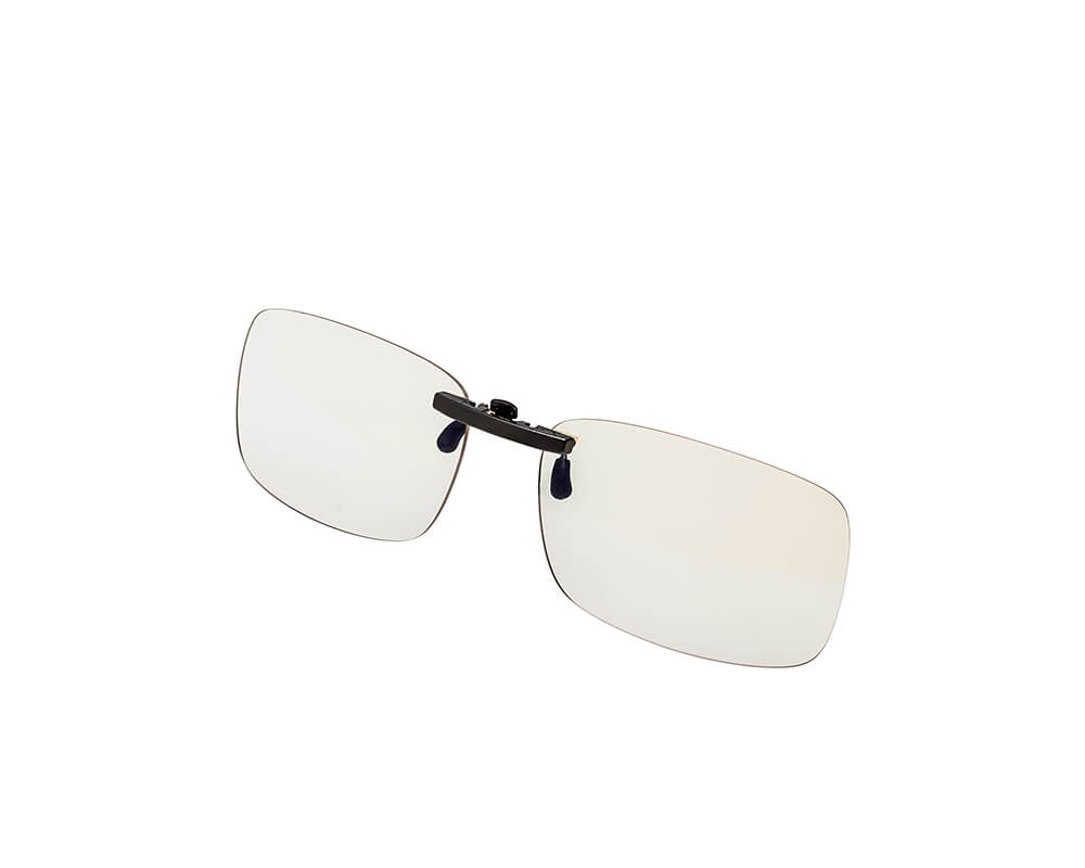 Pro blue light blocking clip-on glasses