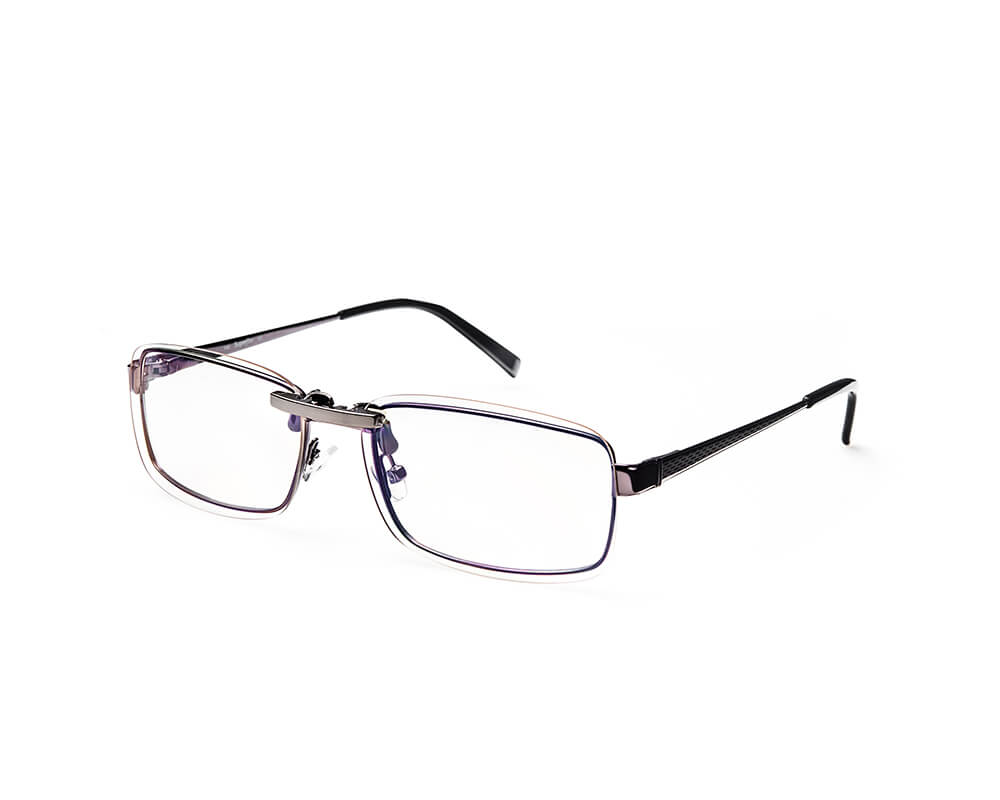 Pro blue light blocking clip-on glasses